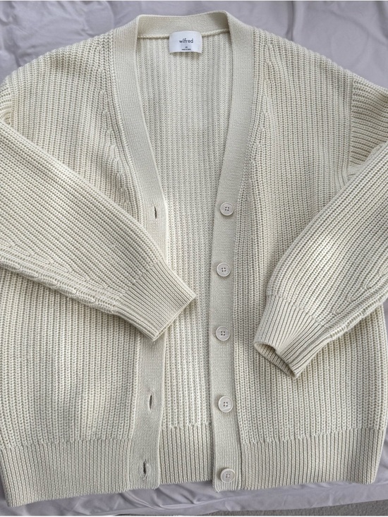 Wilfred Sweaters - Wilfred Storybook Ribbed Knit Cardigan